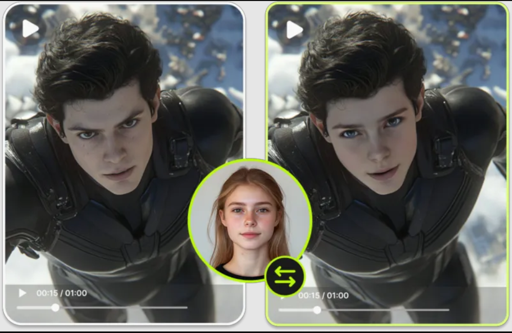 A close up of a person with a picture of a person with a picture of a person.