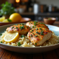 Lemon Herb Chicken and Rice